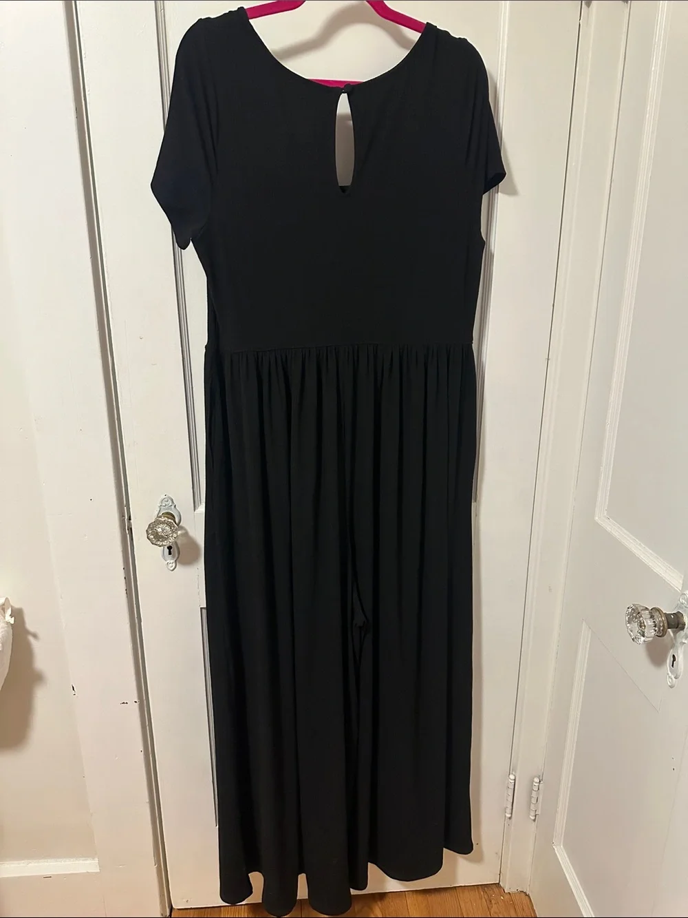 Torrid Black Rib Knit Wide Leg Jumpsuit - Picture 3 of 9